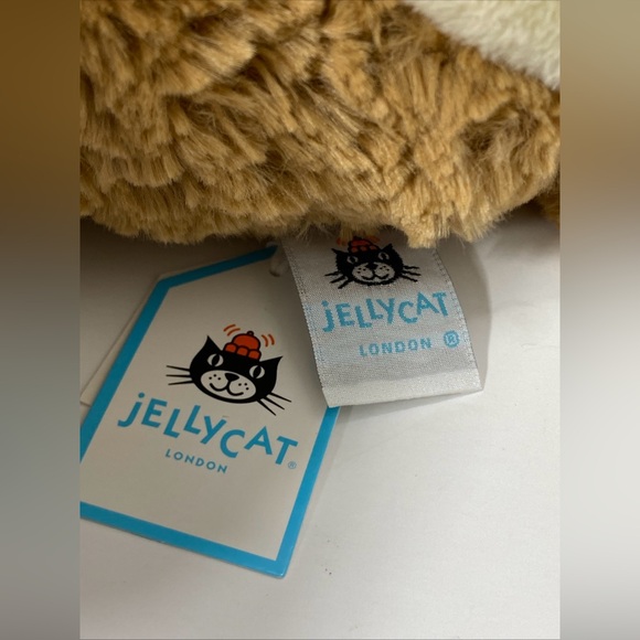 Jellycat London 11” BATHROBE BARTHOLOMEW BEAR PLUSH TOY NEW NWT Rare AUTHENTIC! - Picture 4 of 7